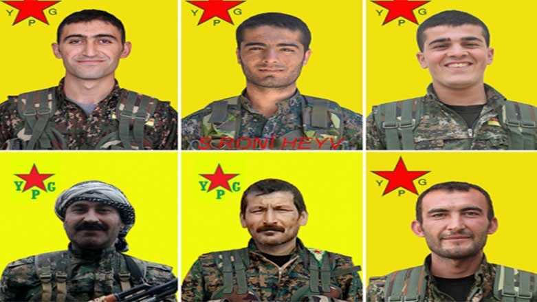 YPG nasnameya şeş şervanên xwe aşkere kir